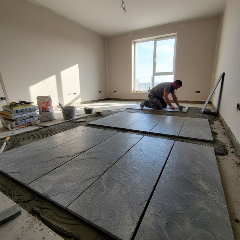 Tile Floor Installation