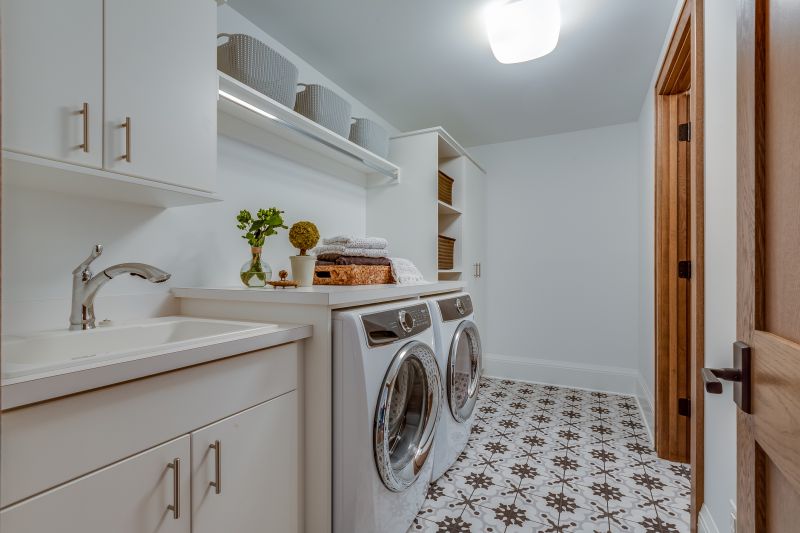Laundry Room Tile Installation